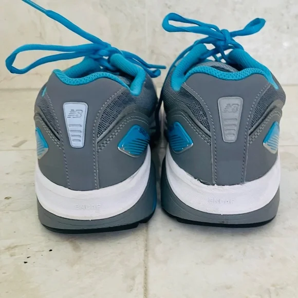 NEW BALANCE {10.5} Running Shoe 1540v3 Gray and Blue - Picture 7 of 12
